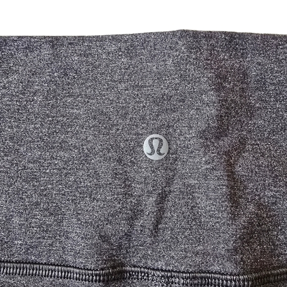 Lululemon Wunder Under Gray Leggings Yoga Pants Size 6 High Rise - Picture 2 of 4